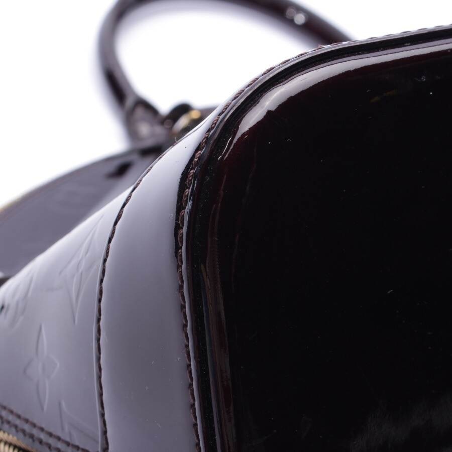 Image 6 of Alma Vernis GM Handbag Dark Brown in color Brown | Vite EnVogue