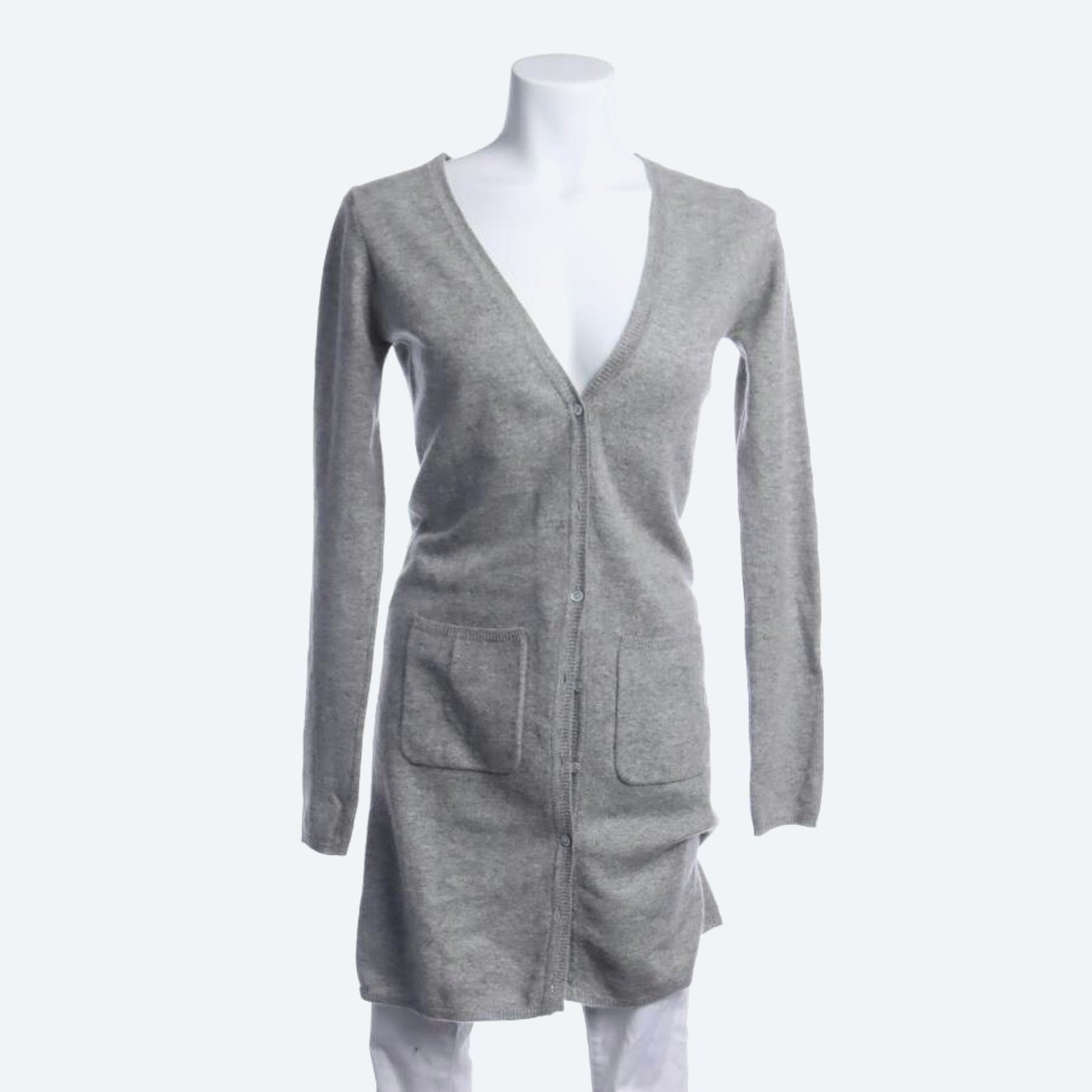 Image 1 of Cashmere Cardigan S Gray in color Gray | Vite EnVogue