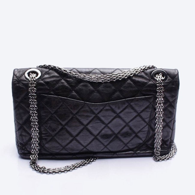 Image 2 of 2.55 groß Shoulder Bag Black in color Black | Vite EnVogue