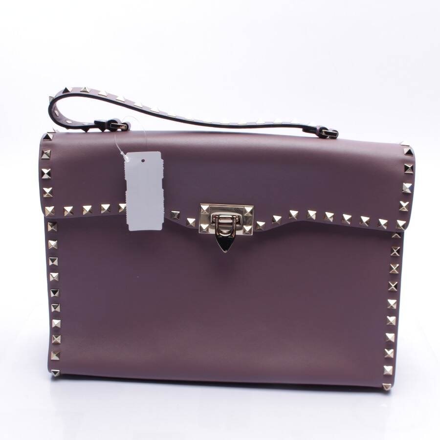 Image 1 of Rockstud Handbag Purple in color Purple | Vite EnVogue