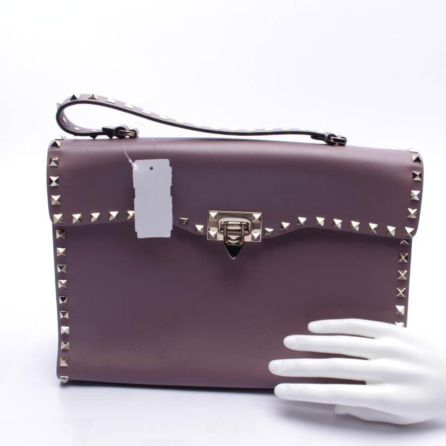 Image 4 of Rockstud Handbag Purple in color Purple | Vite EnVogue