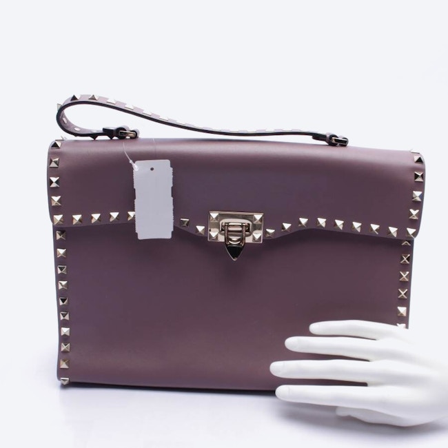 Image 4 of Rockstud Handbag Purple in color Purple | Vite EnVogue