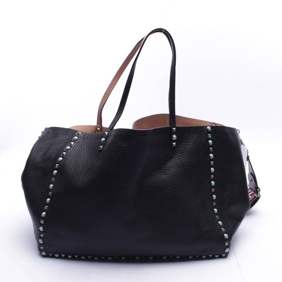 Image 1 of Rockstud Handbag Black in color Black | Vite EnVogue