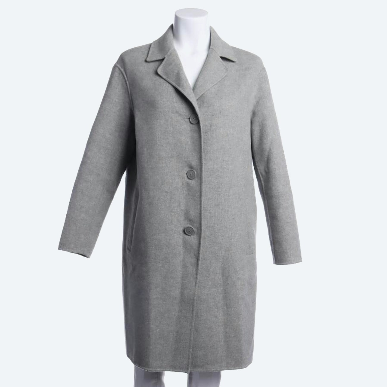 Image 1 of Between-seasons Coat 40 Gray in color Gray | Vite EnVogue