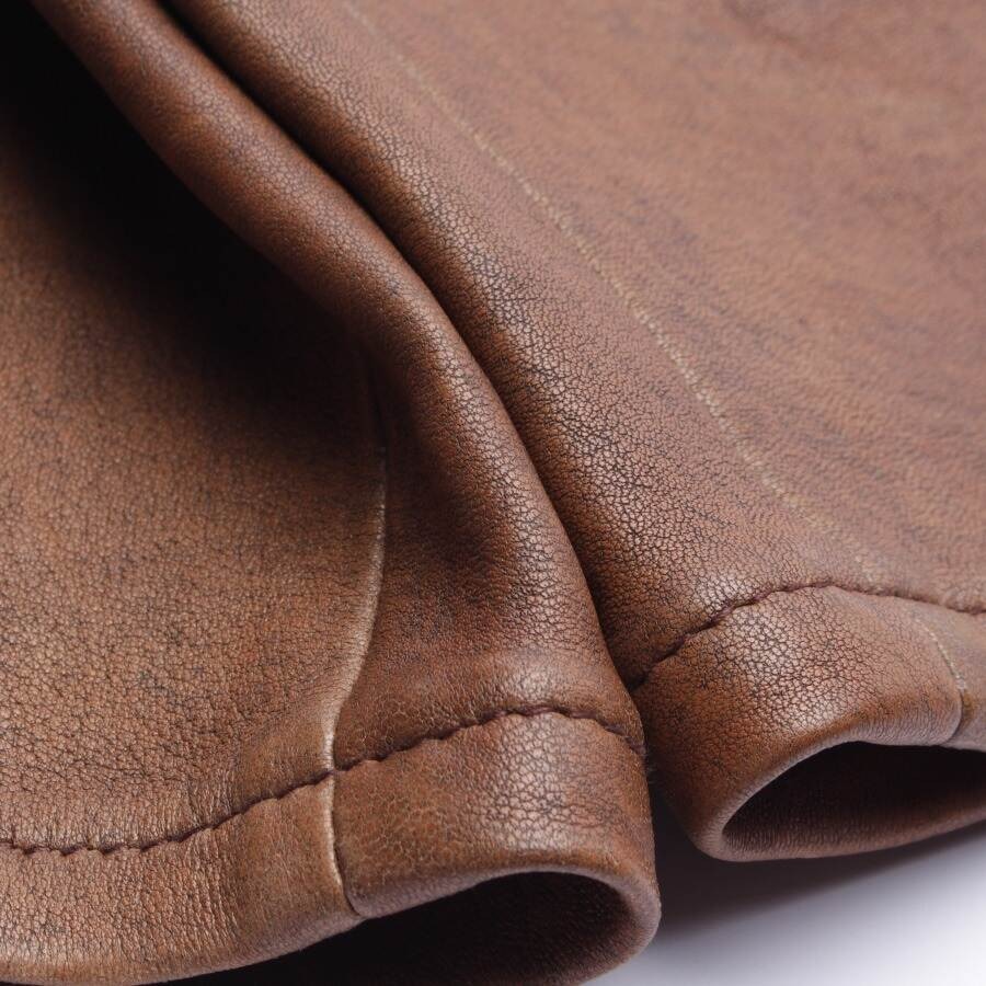 Image 3 of Leather Pants 36 Brown in color Brown | Vite EnVogue