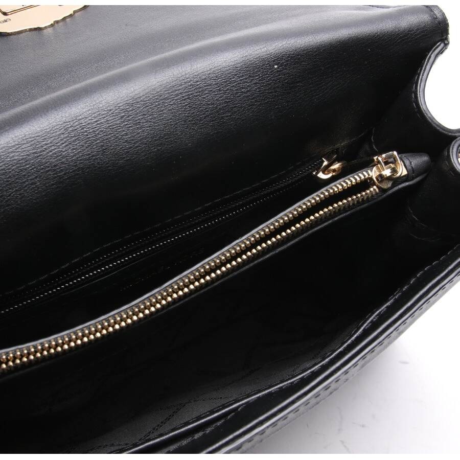 Image 5 of Whitney Large Petal Quilted Shoulder Bag Black in color Black | Vite EnVogue