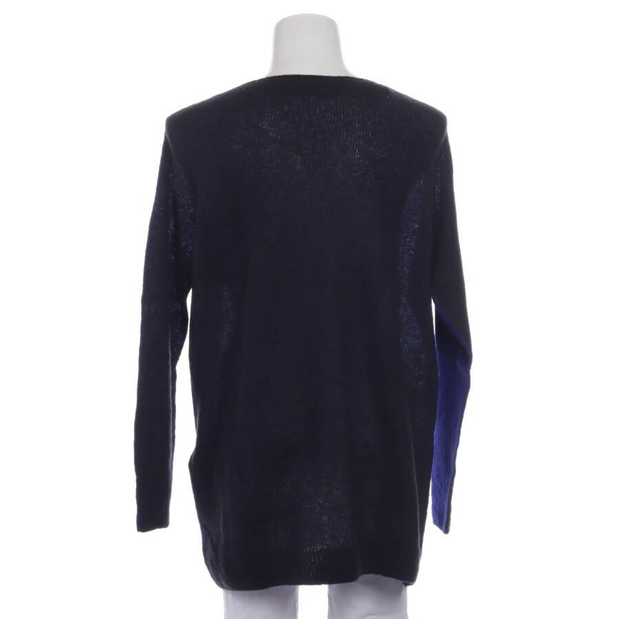 Image 2 of Wool Poncho 34 Navy in color Blue | Vite EnVogue