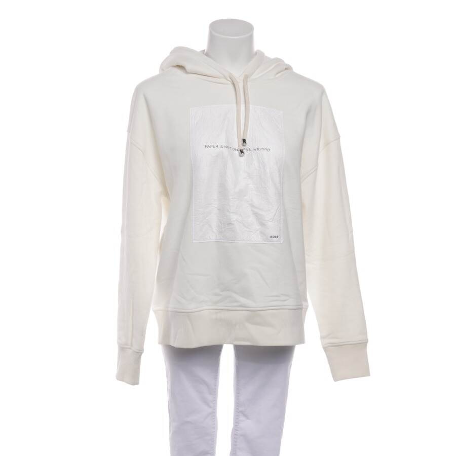 Image 1 of Hooded Sweatshirt S Beige in color White | Vite EnVogue