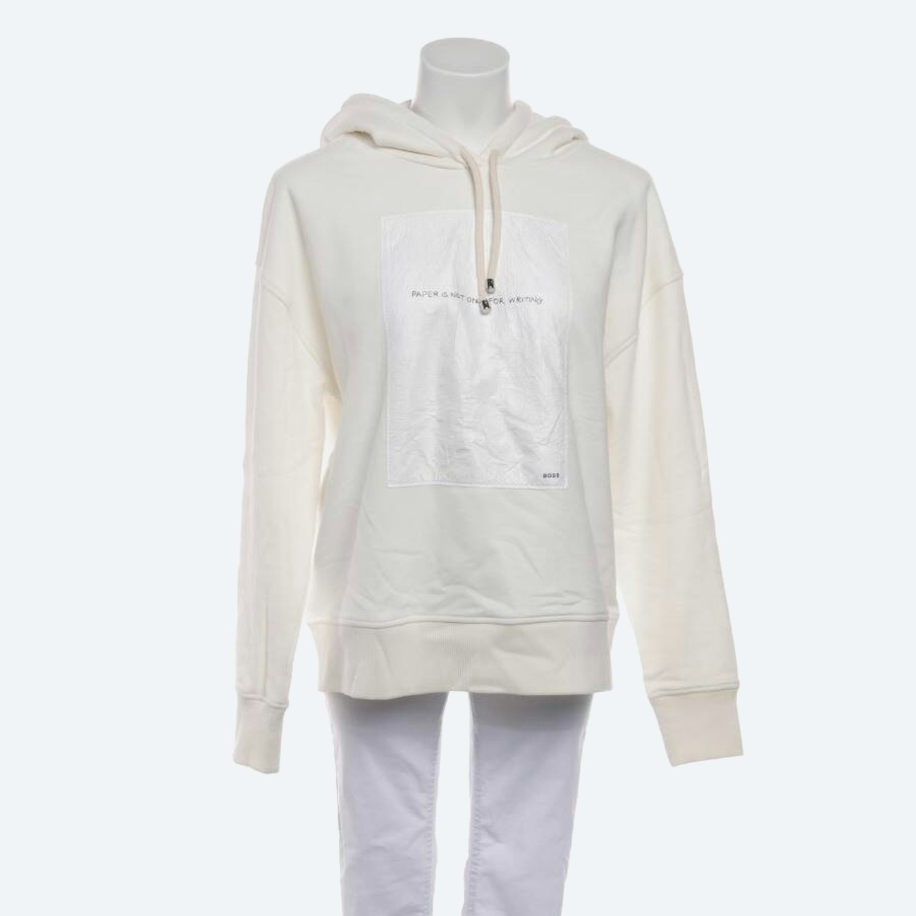 Image 1 of Hooded Sweatshirt S Beige in color White | Vite EnVogue