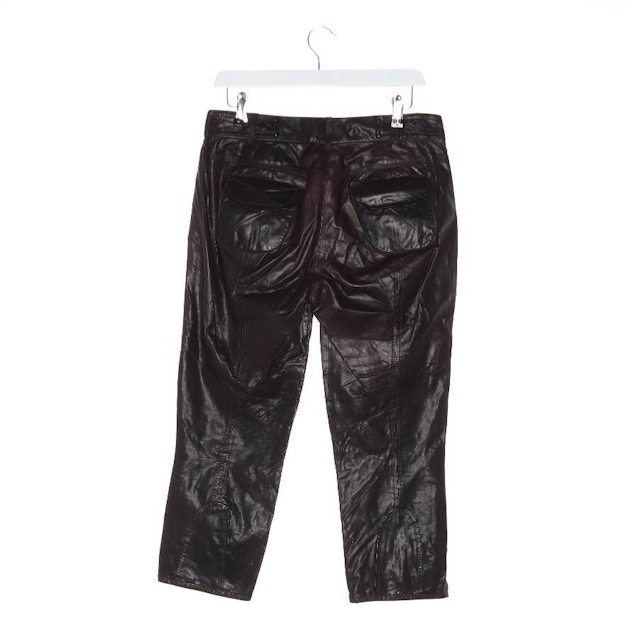 Leather Pants 38 Dark Brown | Vite EnVogue