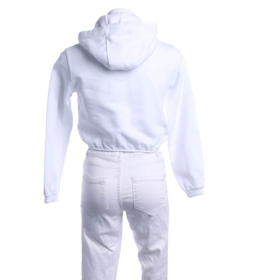 Image 2 of Hooded Sweatshirt XS White in color White | Vite EnVogue