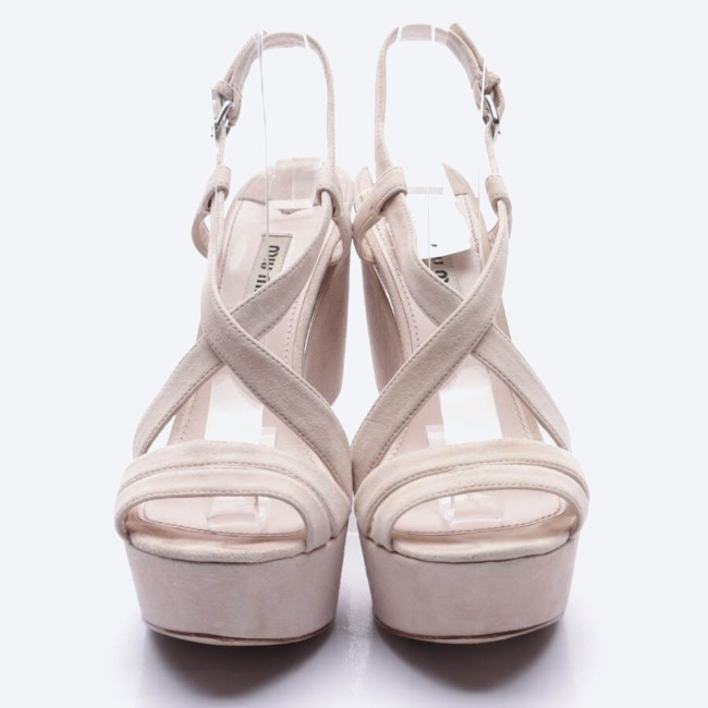 Image 2 of Heeled Sandals EUR 39.5 Light Pink in color Pink | Vite EnVogue