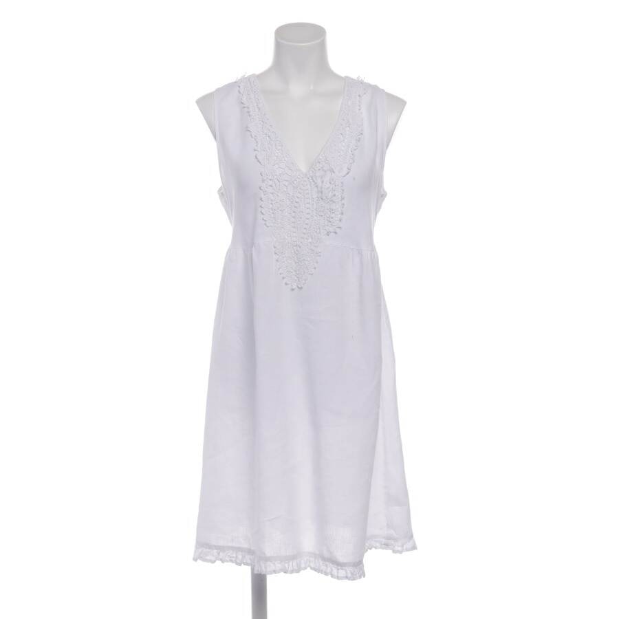 Image 1 of Linen Dress L White in color White | Vite EnVogue