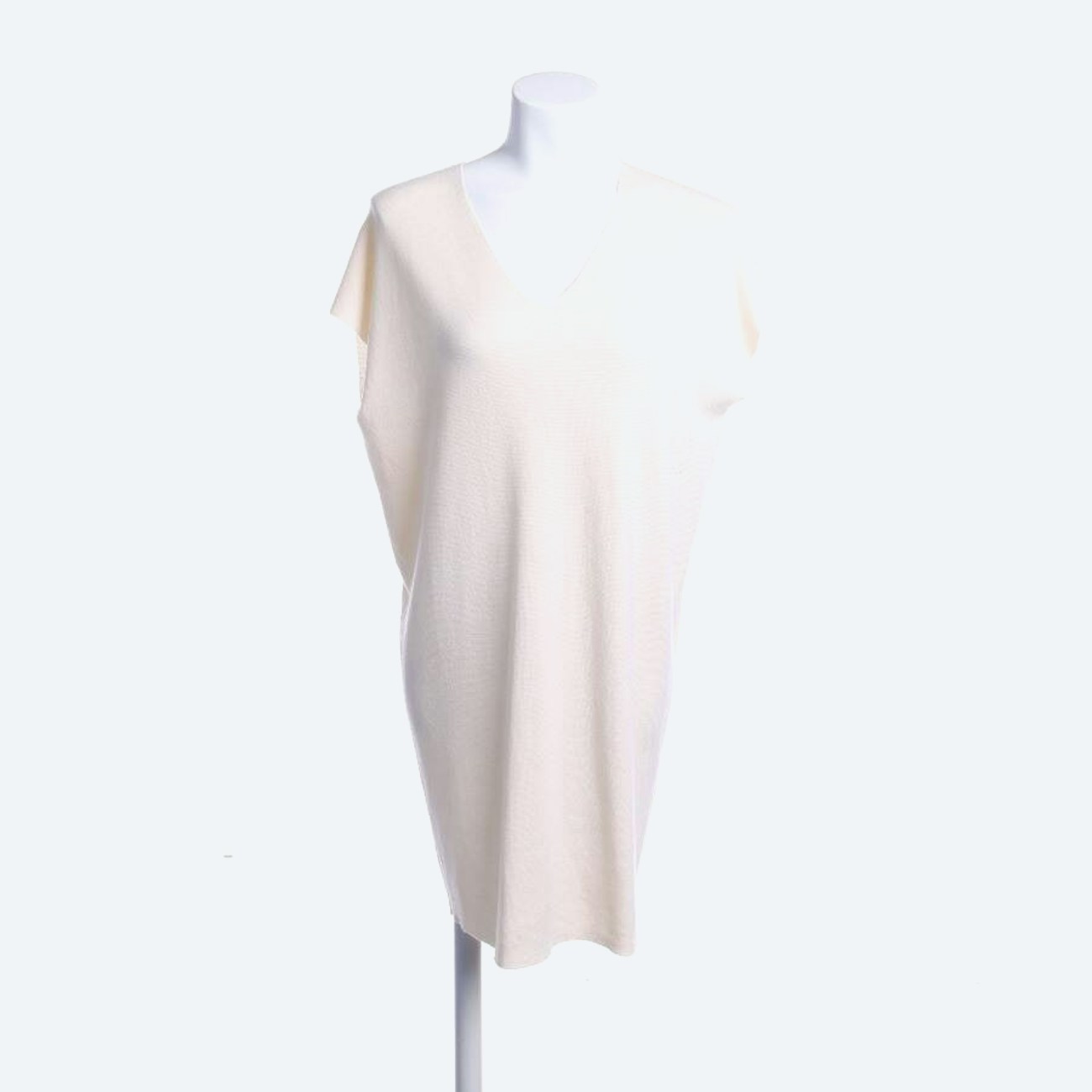 Image 1 of Knit Dress L Cream in color White | Vite EnVogue