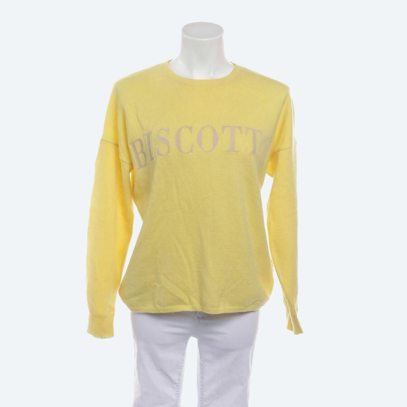 Image 1 of Cashmere Jumper S Yellow in color Yellow | Vite EnVogue