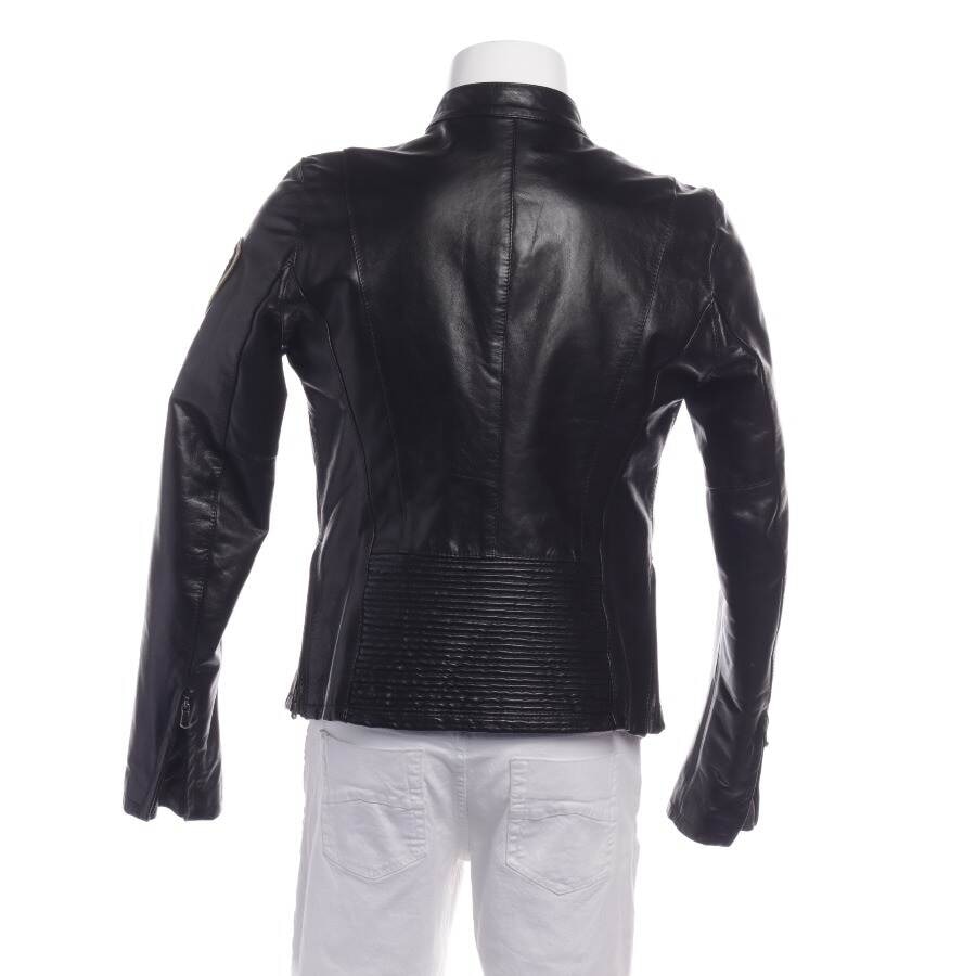 Image 2 of Leather Jacket XL Black in color Black | Vite EnVogue