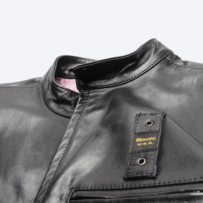 Image 3 of Leather Jacket XL Black in color Black | Vite EnVogue