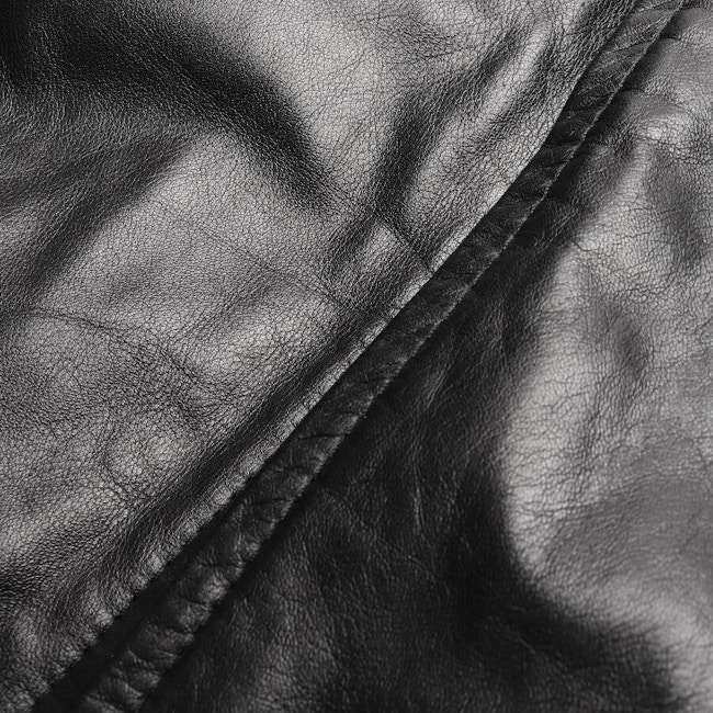 Image 4 of Leather Jacket XL Black in color Black | Vite EnVogue