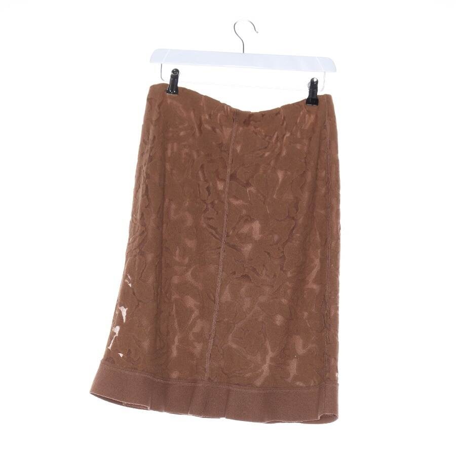 Image 2 of Skirt 40 Camel in color Brown | Vite EnVogue