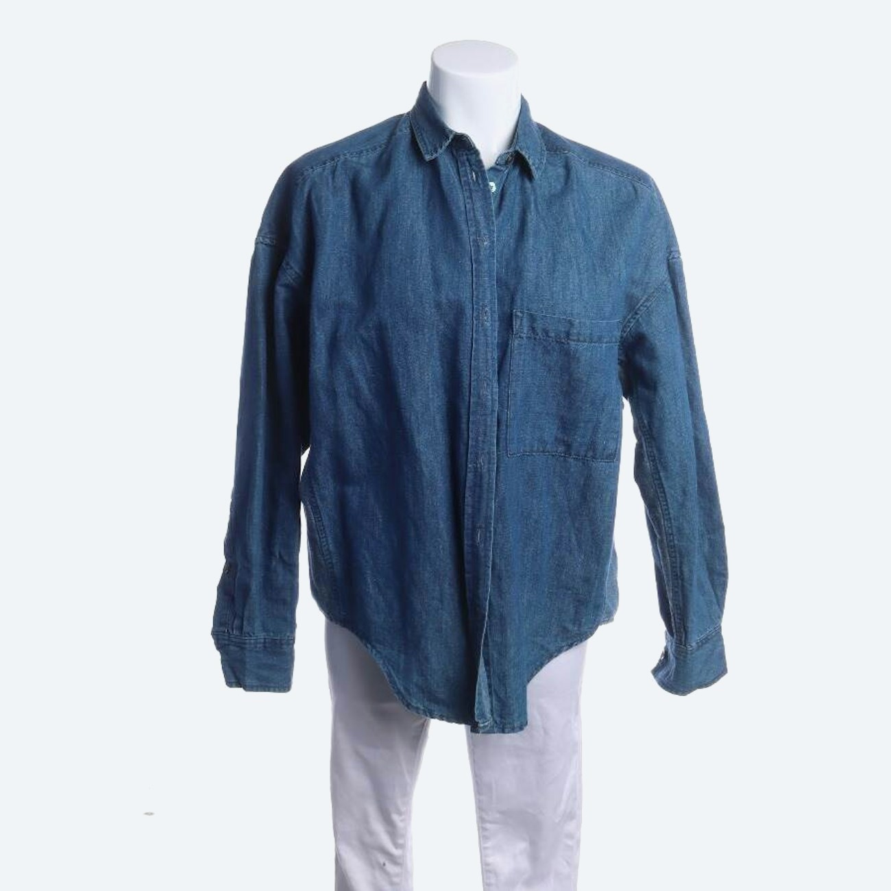 Image 1 of Jeans Shirt XS Blue in color Blue | Vite EnVogue