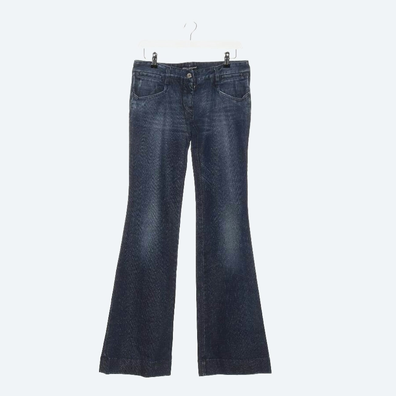 Image 1 of Jeans Flared 36 Navy in color Blue | Vite EnVogue