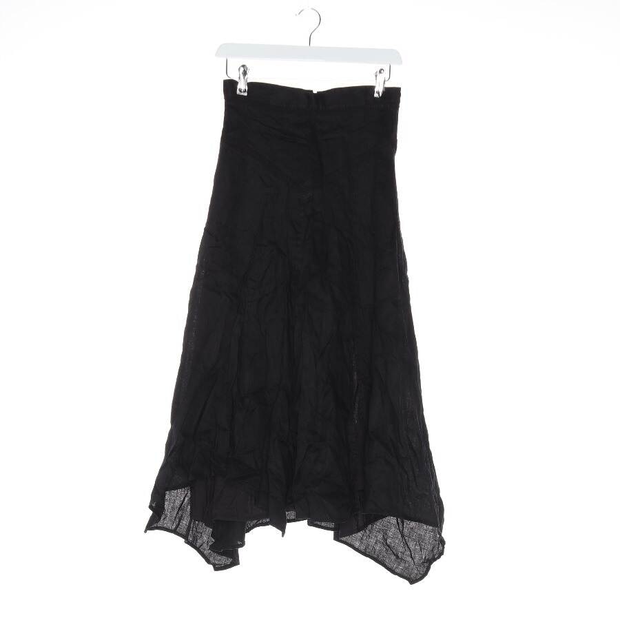 Image 1 of Linen Skirt 34 Black in color Black | Vite EnVogue