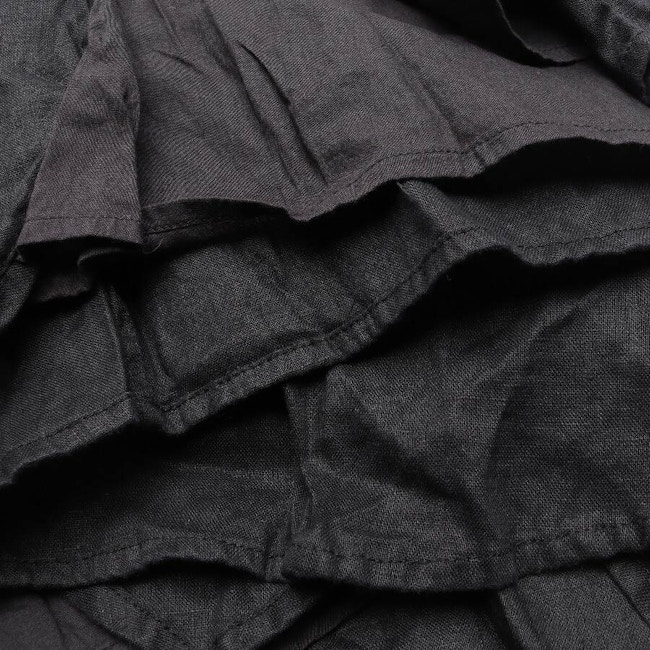 Image 3 of Linen Skirt 34 Black in color Black | Vite EnVogue
