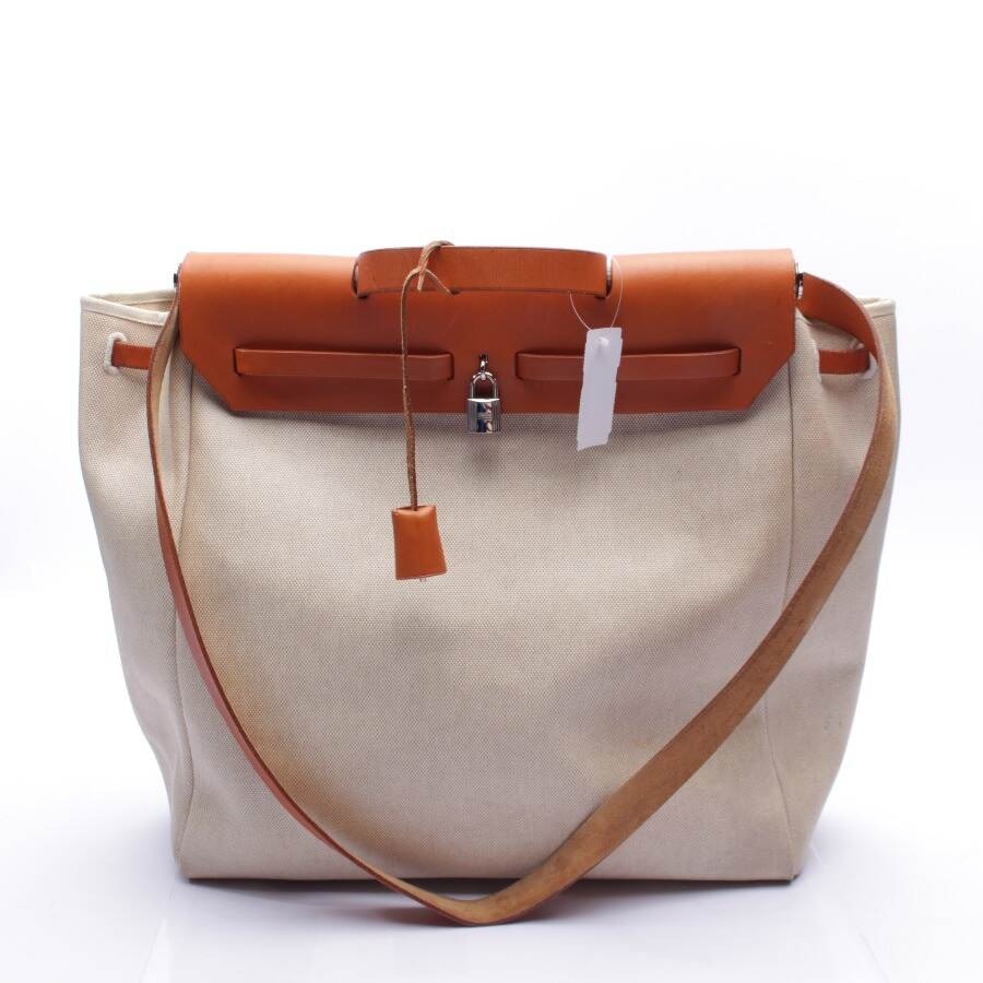 Image 2 of Herbag Handbag Beige in color White | Vite EnVogue