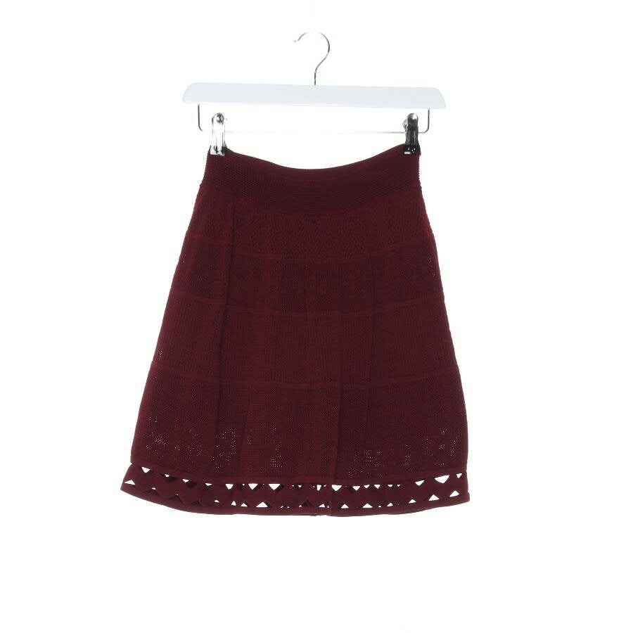 Image 1 of Skirt 34 Bordeaux in color Red | Vite EnVogue