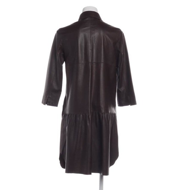 Leather Dress 36 Dark Brown | Vite EnVogue