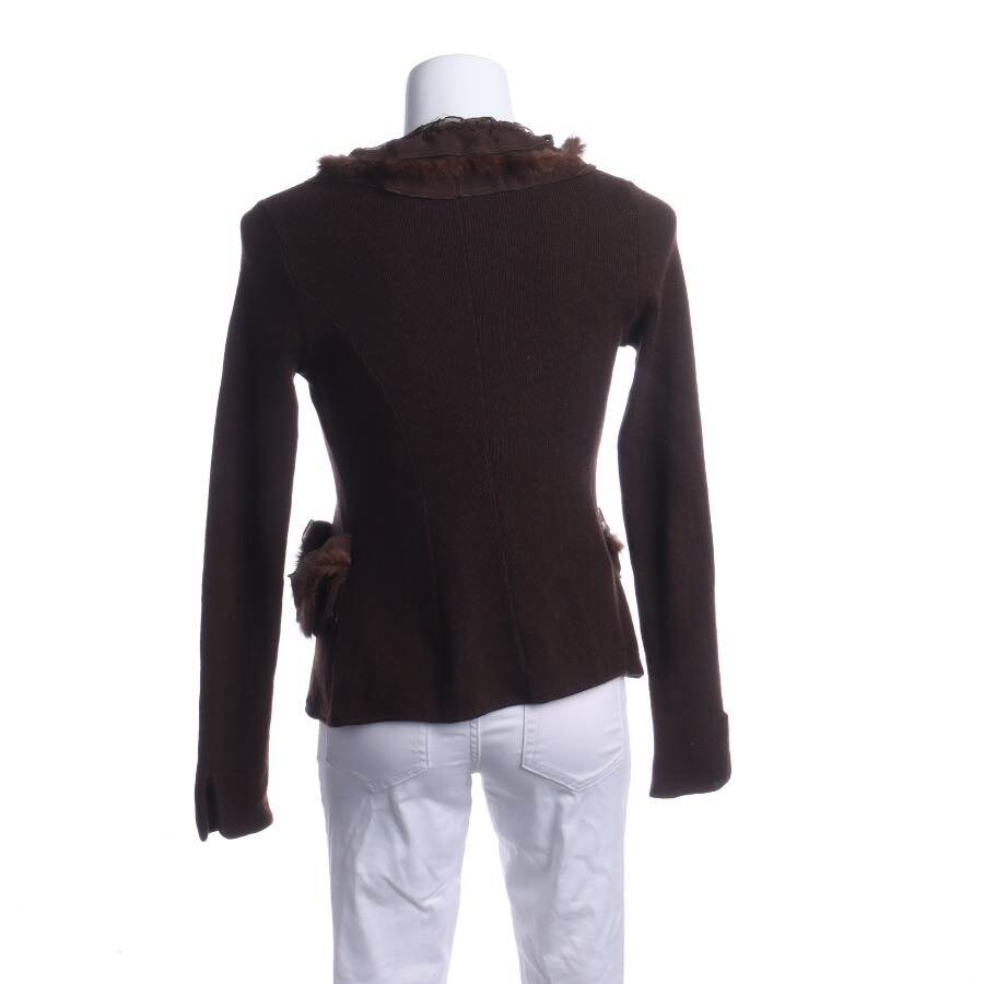 Image 2 of Silk Cardigan 36 Brown in color Brown | Vite EnVogue