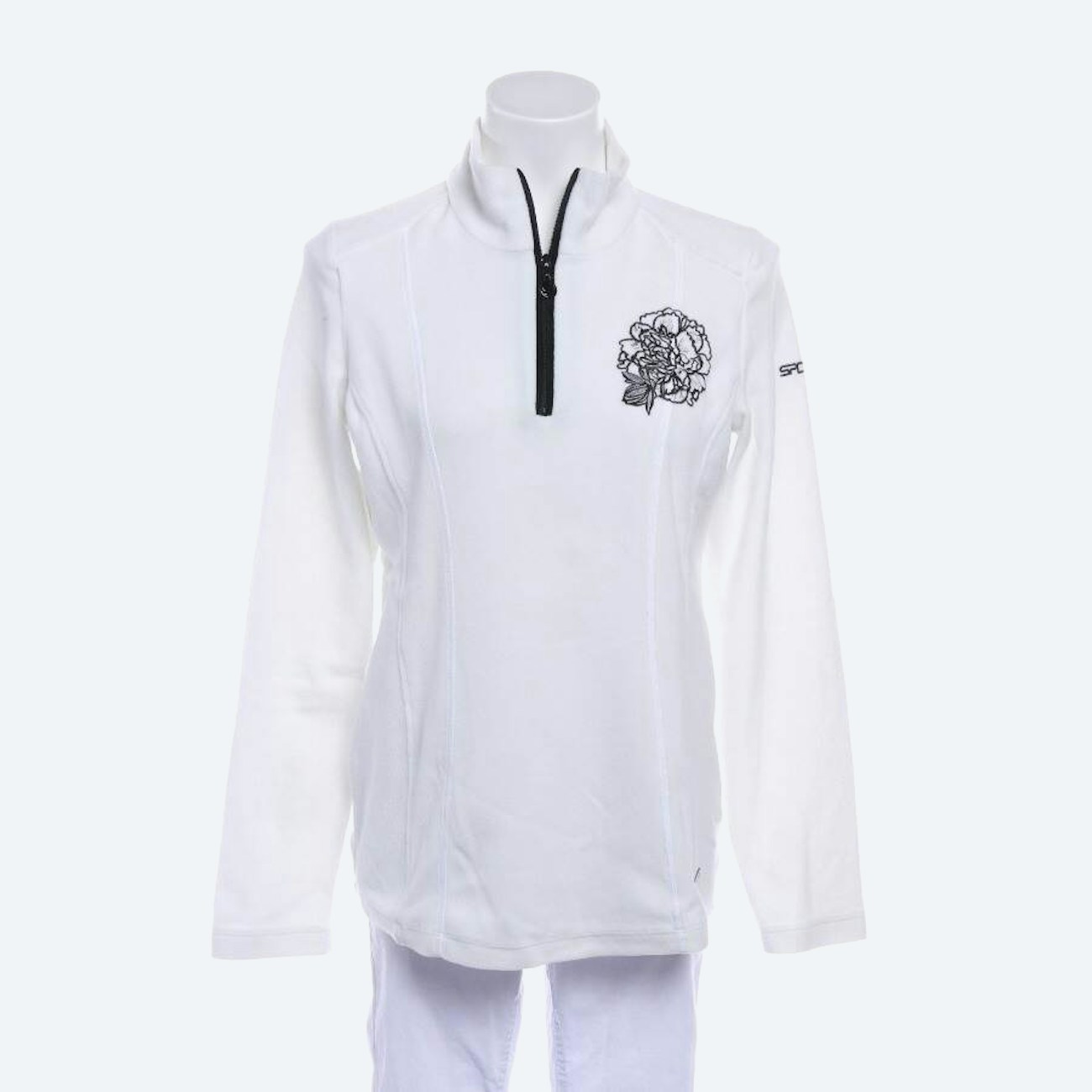 Image 1 of Fleece Shirt 40 White in color White | Vite EnVogue