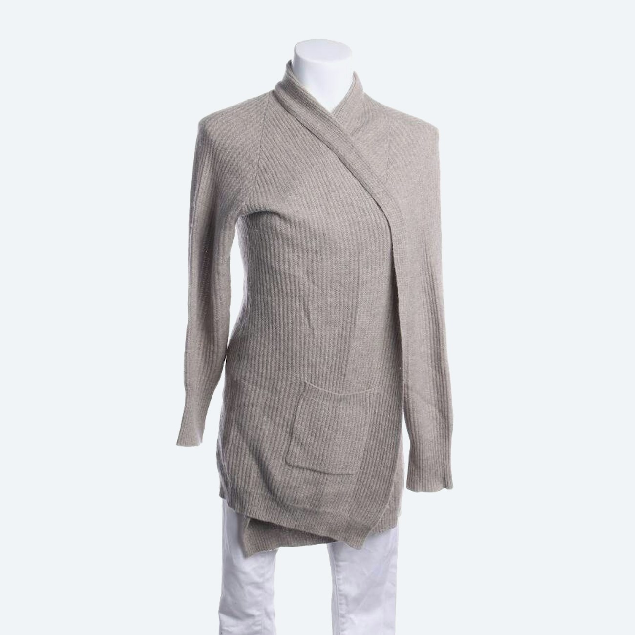 Image 1 of Cashmere Cardigan S Beige in color White | Vite EnVogue