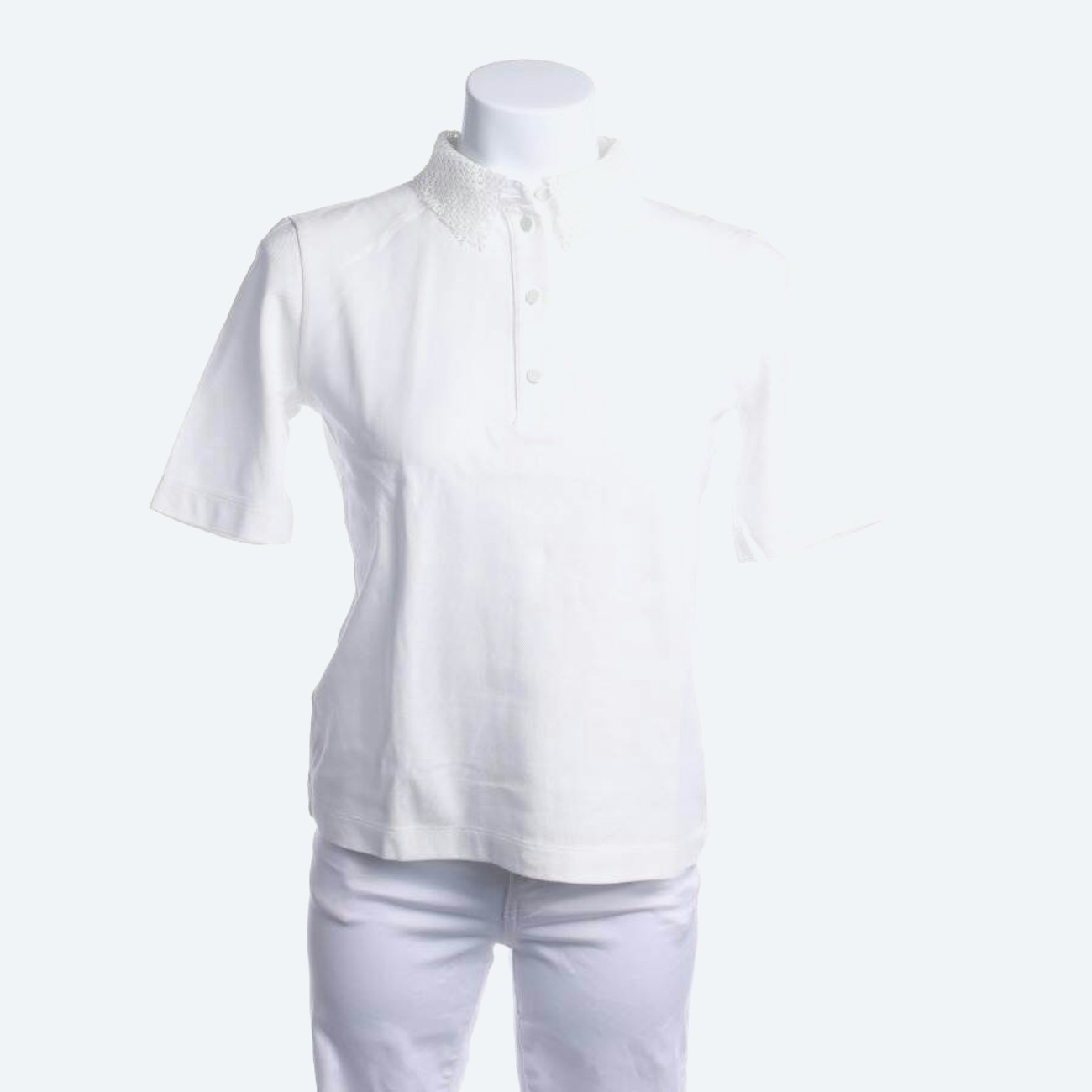 Bild 1 von Poloshirt 36 Weiß in Farbe Weiß | Vite EnVogue