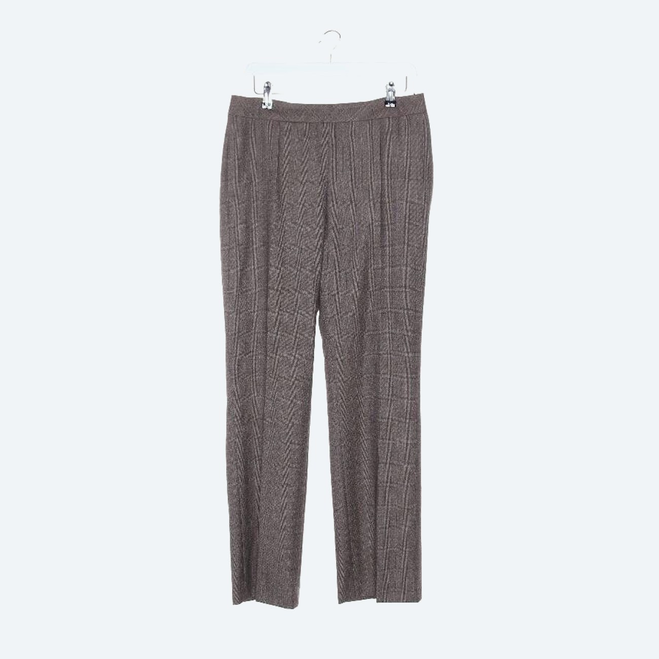 Image 1 of Wool Pants 40 Dark Brown in color Brown | Vite EnVogue