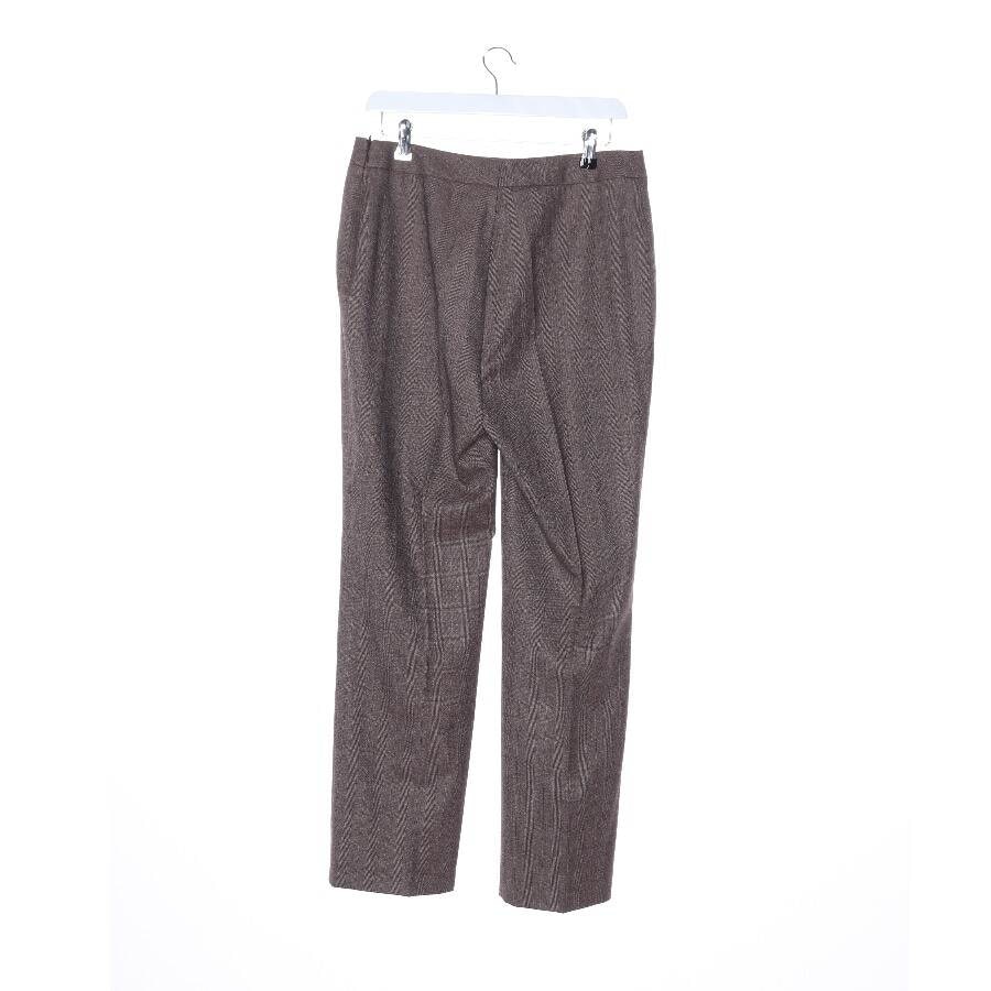Image 2 of Wool Pants 40 Dark Brown in color Brown | Vite EnVogue