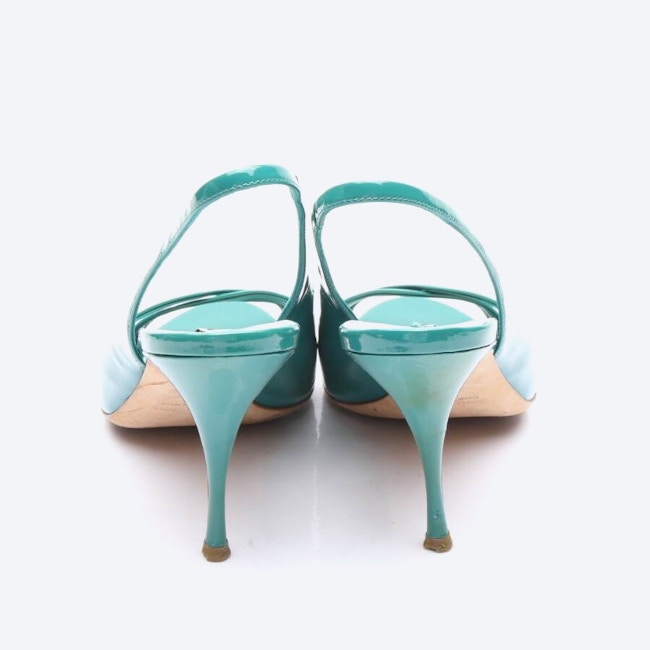Image 3 of Heeled Sandals EUR38 Turquoise in color Blue | Vite EnVogue