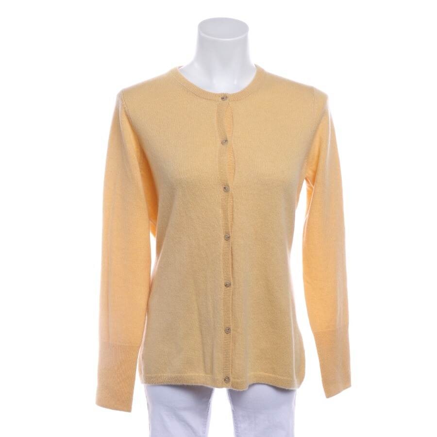 Image 1 of Cashmere Cardigan M Yellow in color Yellow | Vite EnVogue