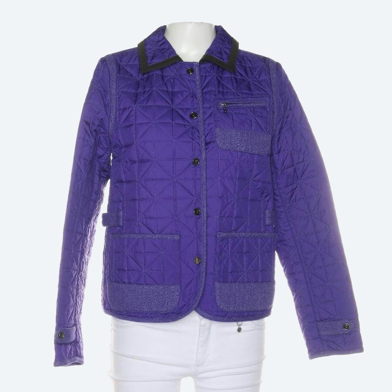 Image 1 of Between-seasons Jacket 36 Purple in color Purple | Vite EnVogue