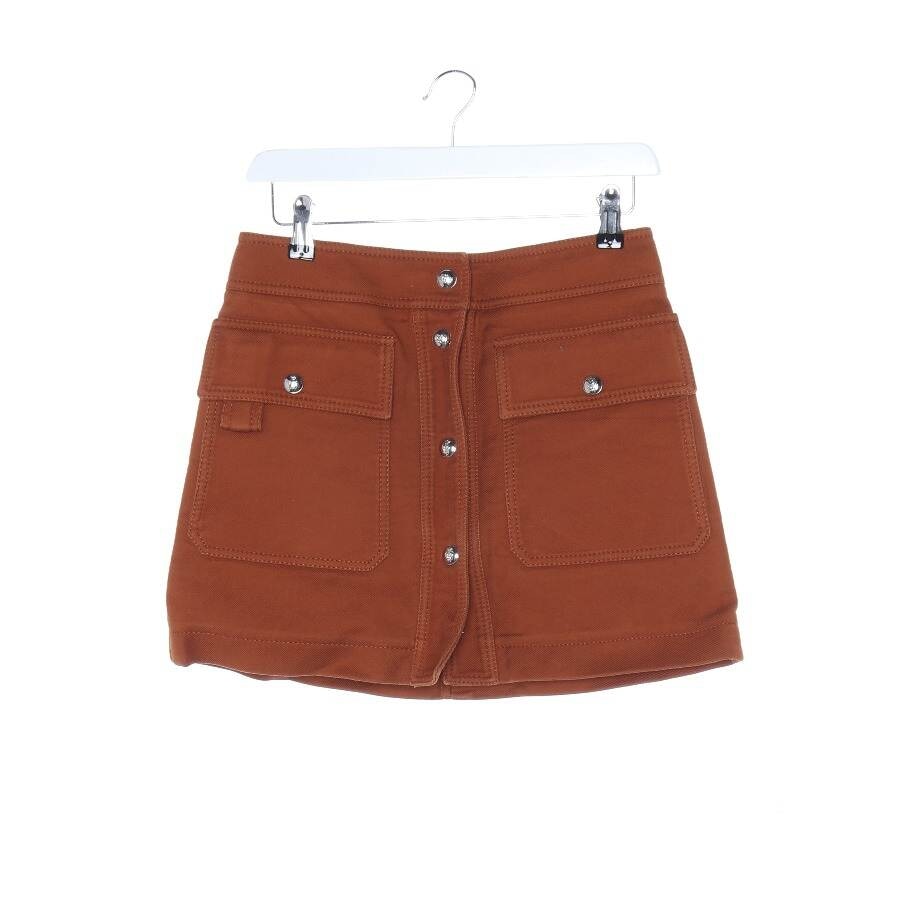 Image 1 of Mini Skirt 34 Brown in color Brown | Vite EnVogue