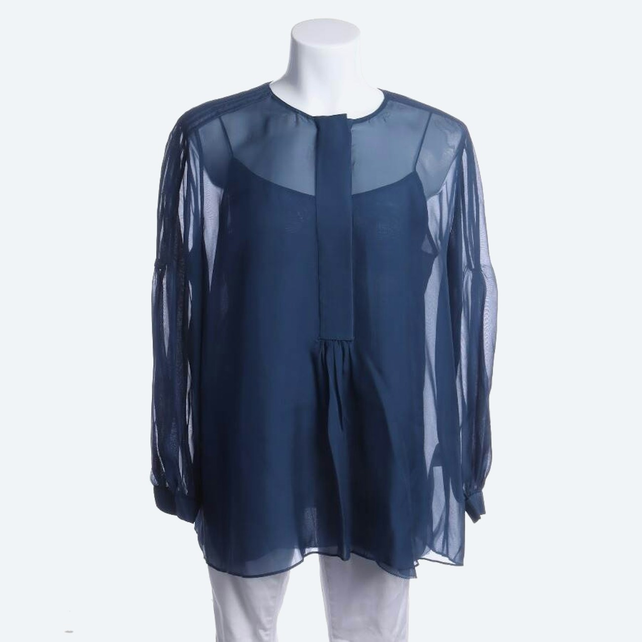 Image 1 of Shirt Blouse 40 Blue in color Blue | Vite EnVogue