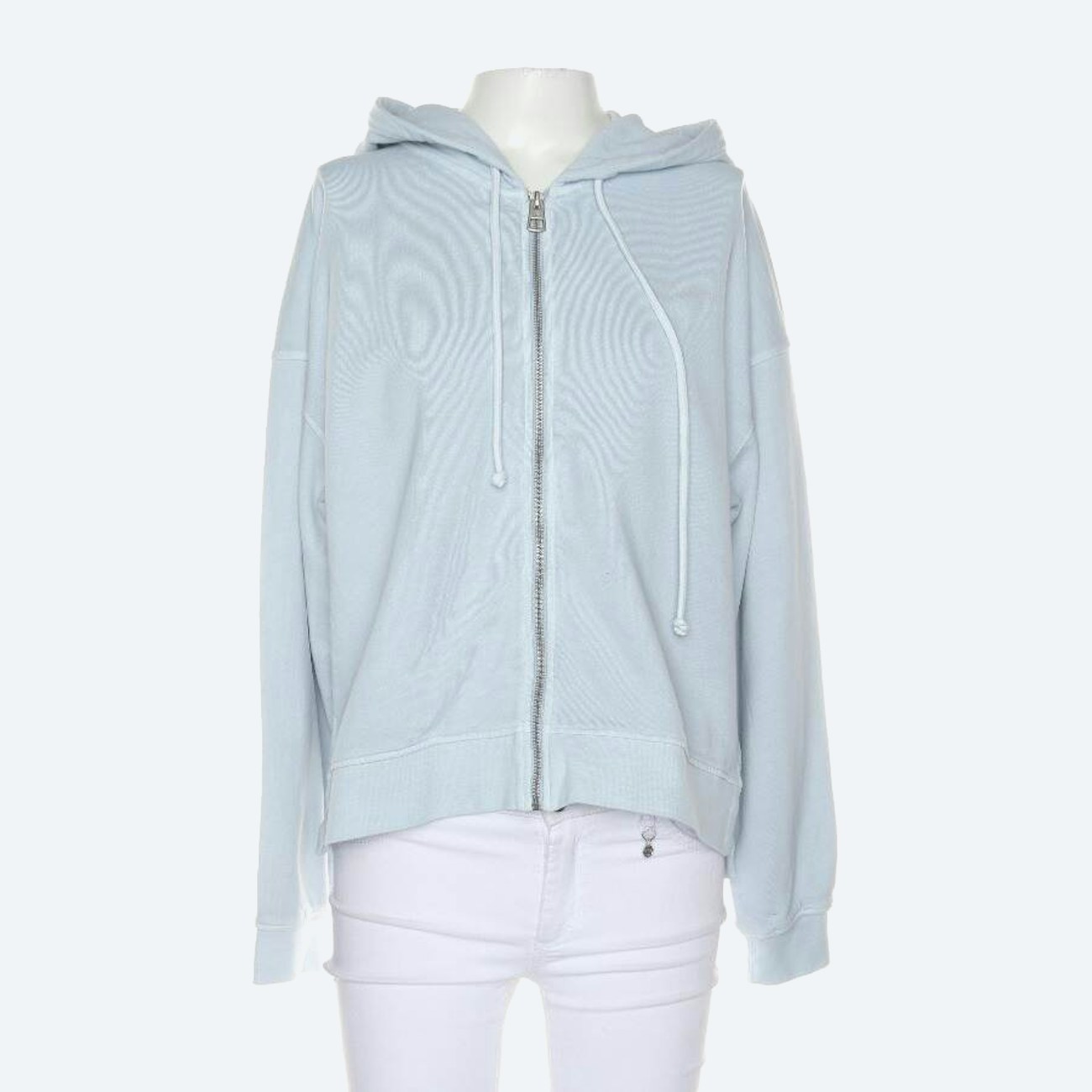Image 1 of Hooded Sweatshirt S Blue in color Blue | Vite EnVogue