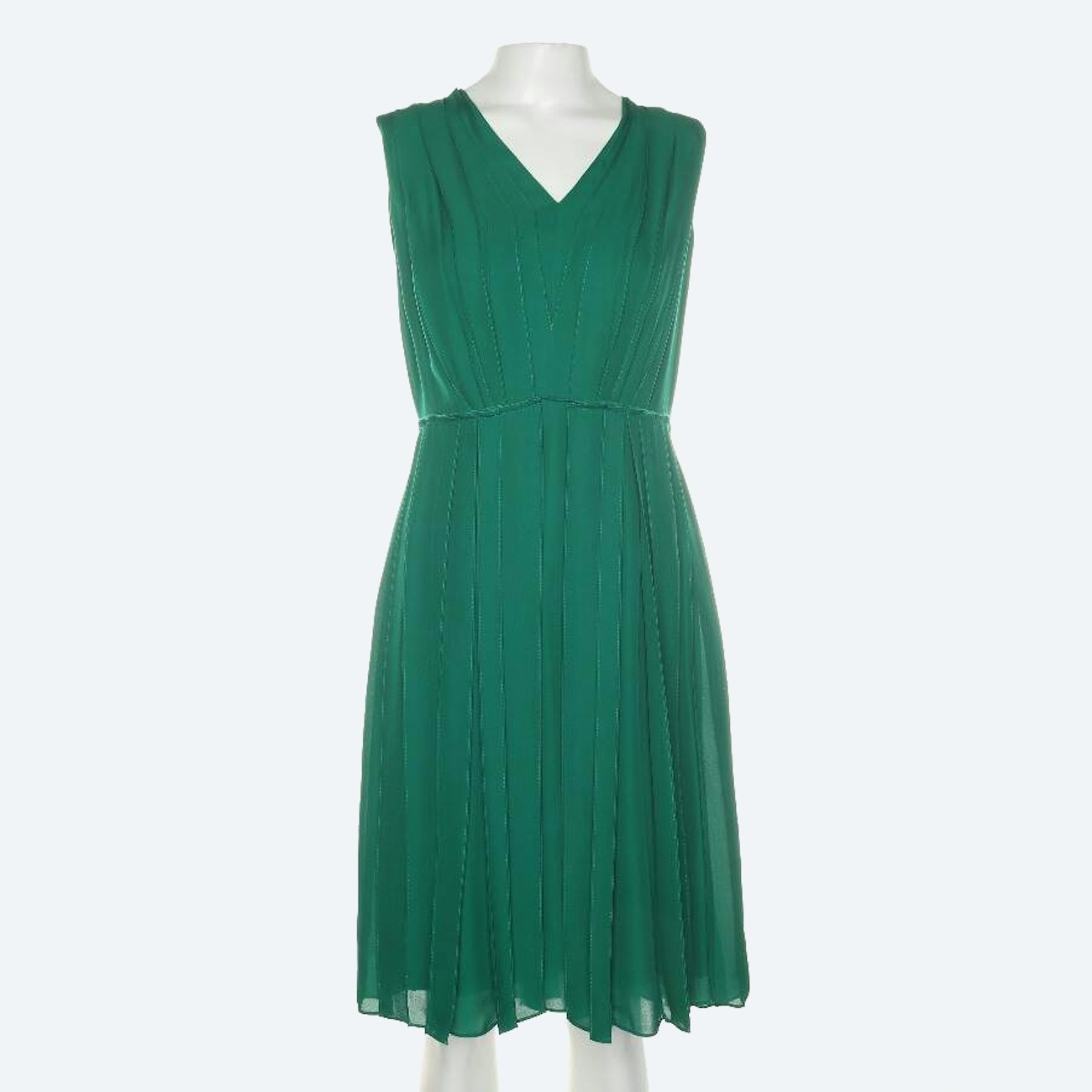 Image 1 of Silk Dress 36 Green in color Green | Vite EnVogue