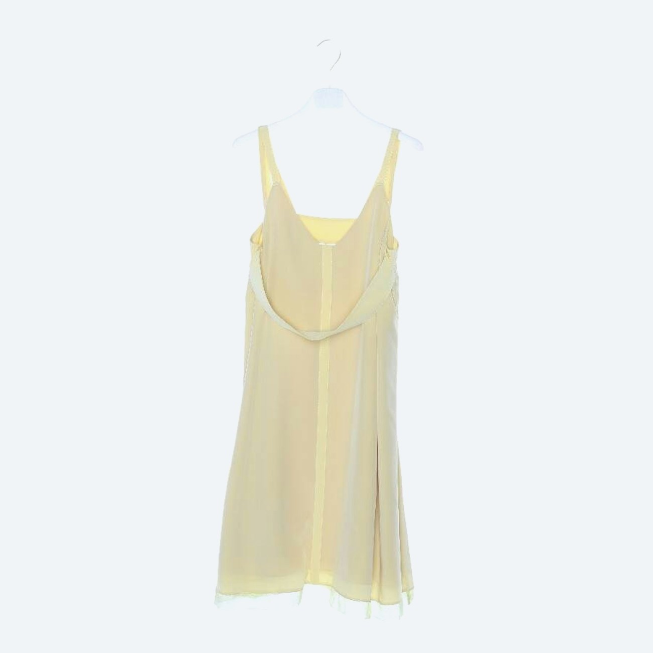 Image 1 of Silk Dress 36 Yellow in color Yellow | Vite EnVogue