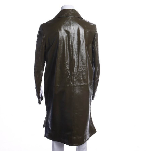 Leather Coat XS Green | Vite EnVogue