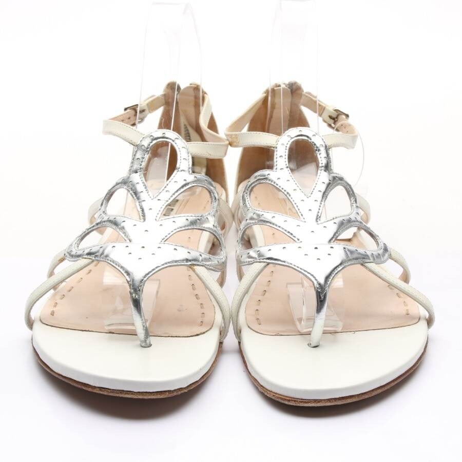 Image 2 of Sandals EUR 40.5 White in color White | Vite EnVogue