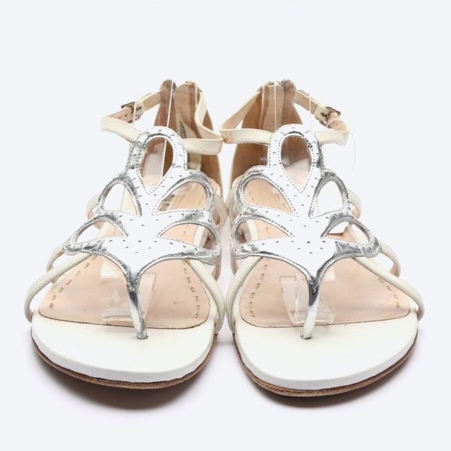 Image 2 of Sandals EUR 40.5 White in color White | Vite EnVogue