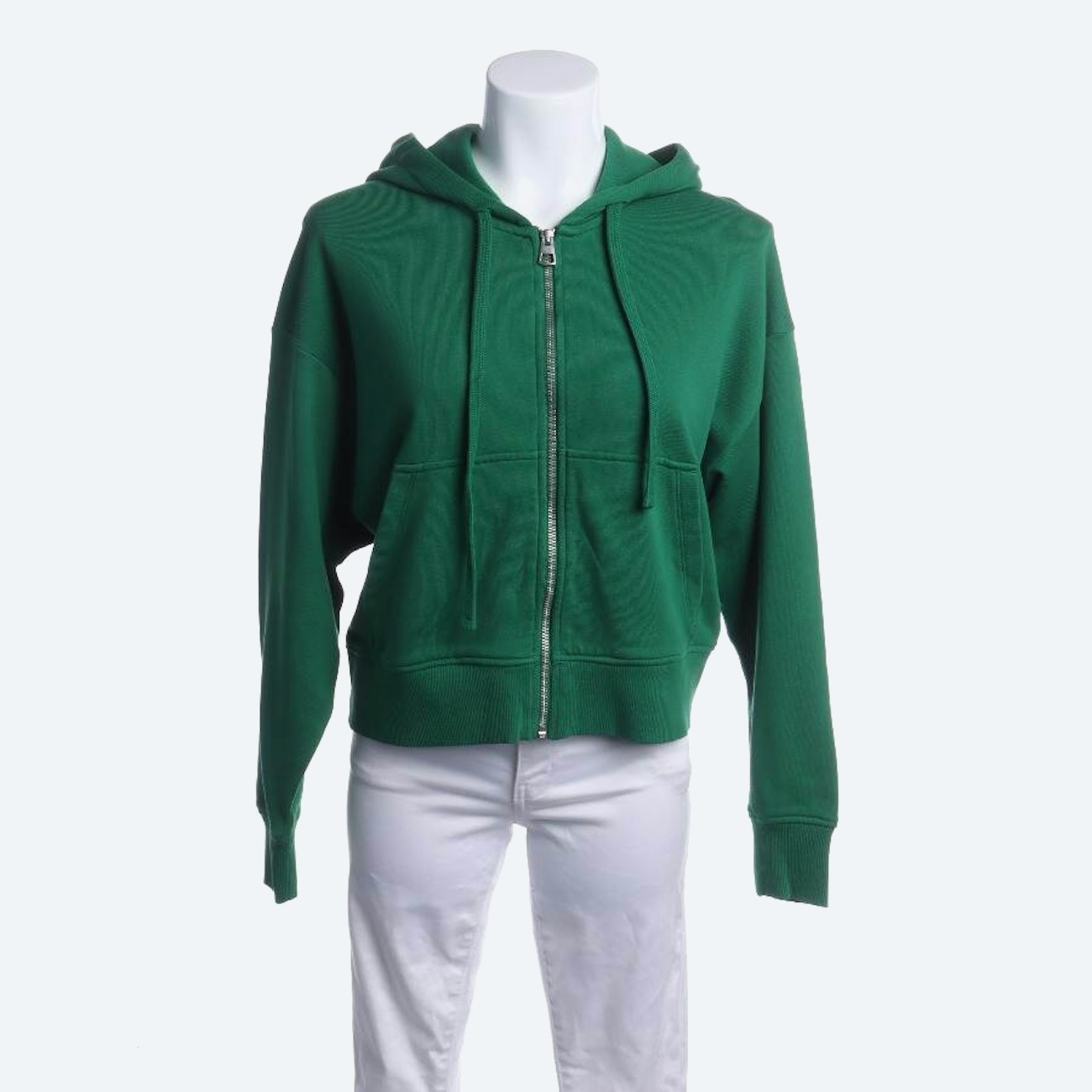 Image 1 of Sweat Jacket 2XS Green in color Green | Vite EnVogue