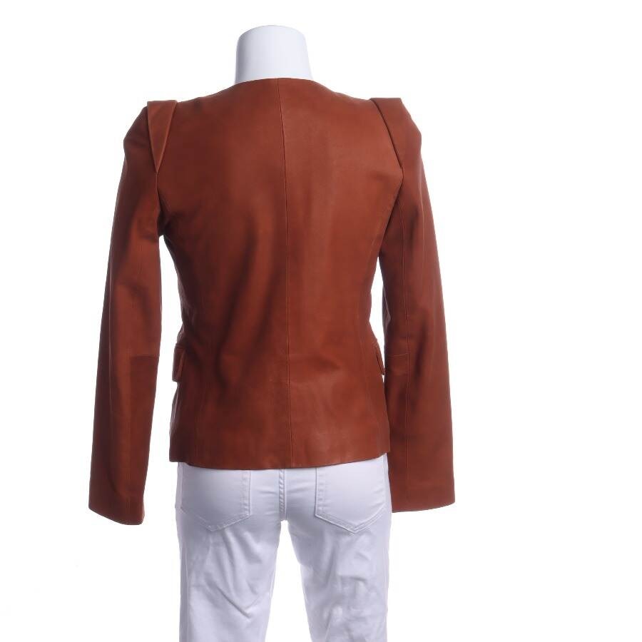 Image 2 of LeatherJacket 34 Brown in color Brown | Vite EnVogue