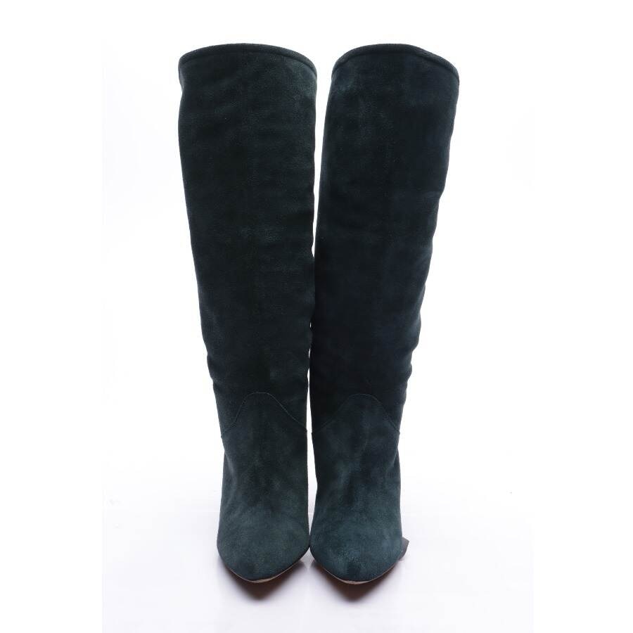 Image 2 of Boots EUR38 Green in color Green | Vite EnVogue